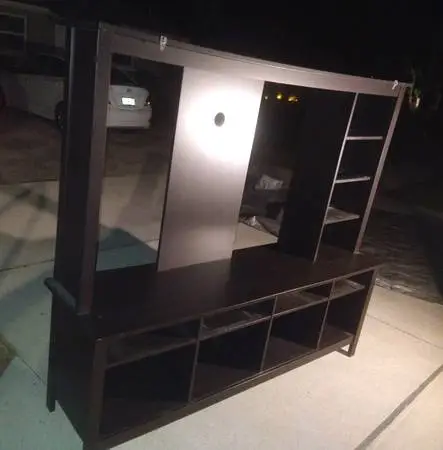 Large Entertainment Center Wall Unit, Smaller TV/Entertainmet Stand