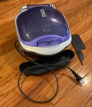George Foreman GR10ABW Champ Grill with Bun Warmer
