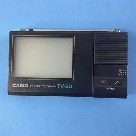 OG Casio LCD Portable TV 30-S w/Backlight