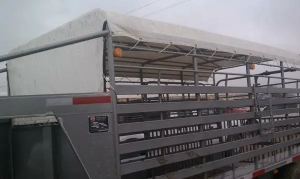New Cattle Trailer Tarp Top to fit 16x6 Livestock Trailer
