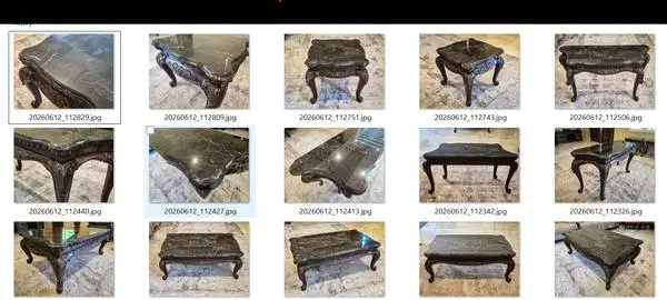 Complete Marble Table Set 4 pieces – Coffee, Console & End Tables