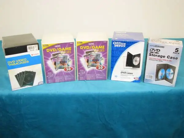 DVD / VIDEO GAME CASES (60) - BRAND NEW - Unopened