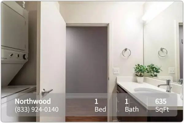 Comfortable convenience at Northwood! Washer & Dryer in unit