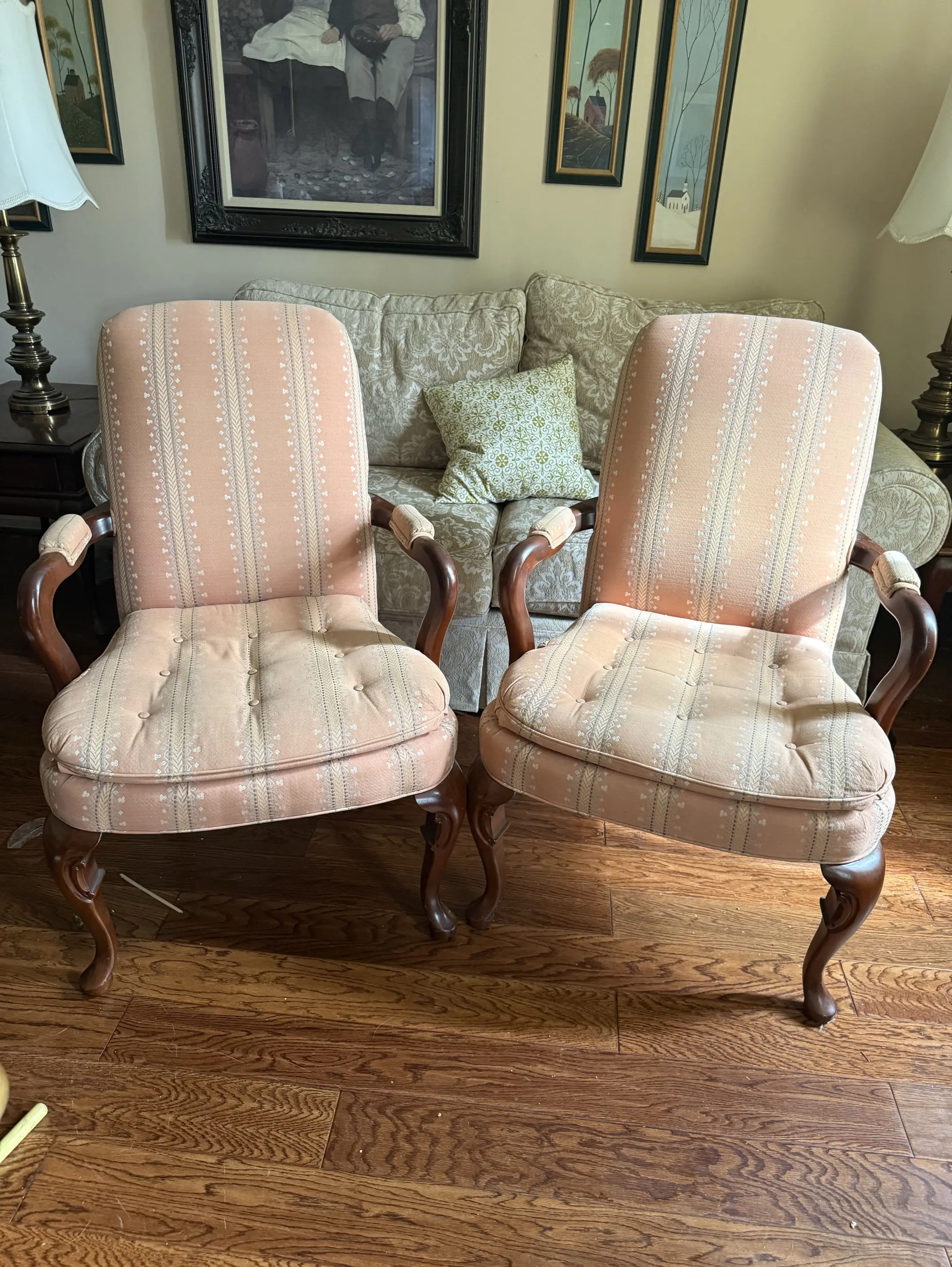 Vintage Hi Back Chairs