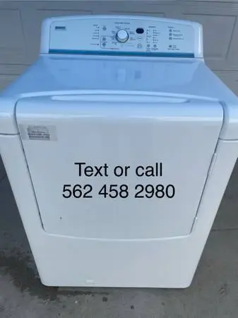 White kenmore elite gas dryer