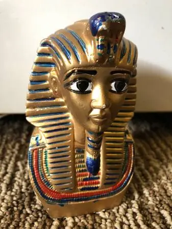 Unique Egyptian King Tut Mask Made In Egypt Small See Measurements
