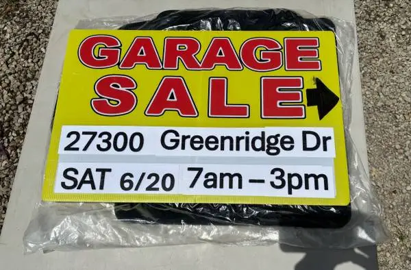 Garage Sale 7AM Multi Family Plants Furniture Decor Bradley Smoker