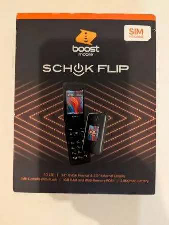 Schok Flip Phone - Boost Mobile Prepaid
