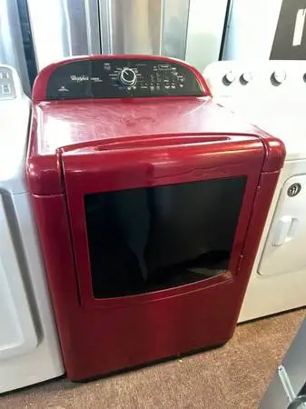 Whirlpool Secadora Electrica Digital Roja