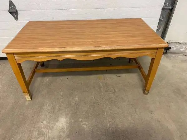 wooden table
