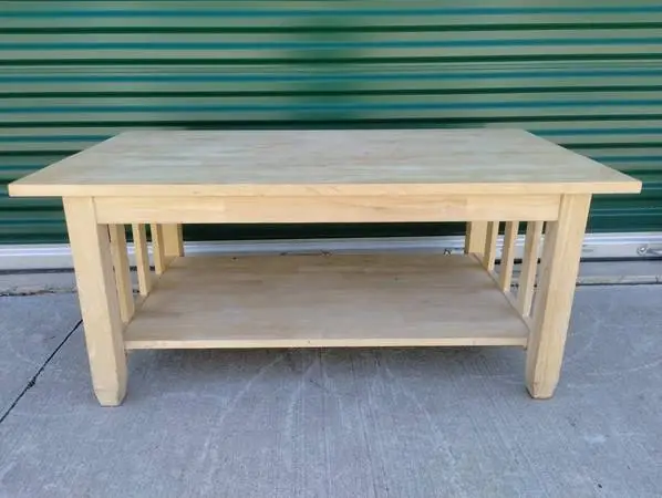 Mission Style Solid Wood Coffee Table