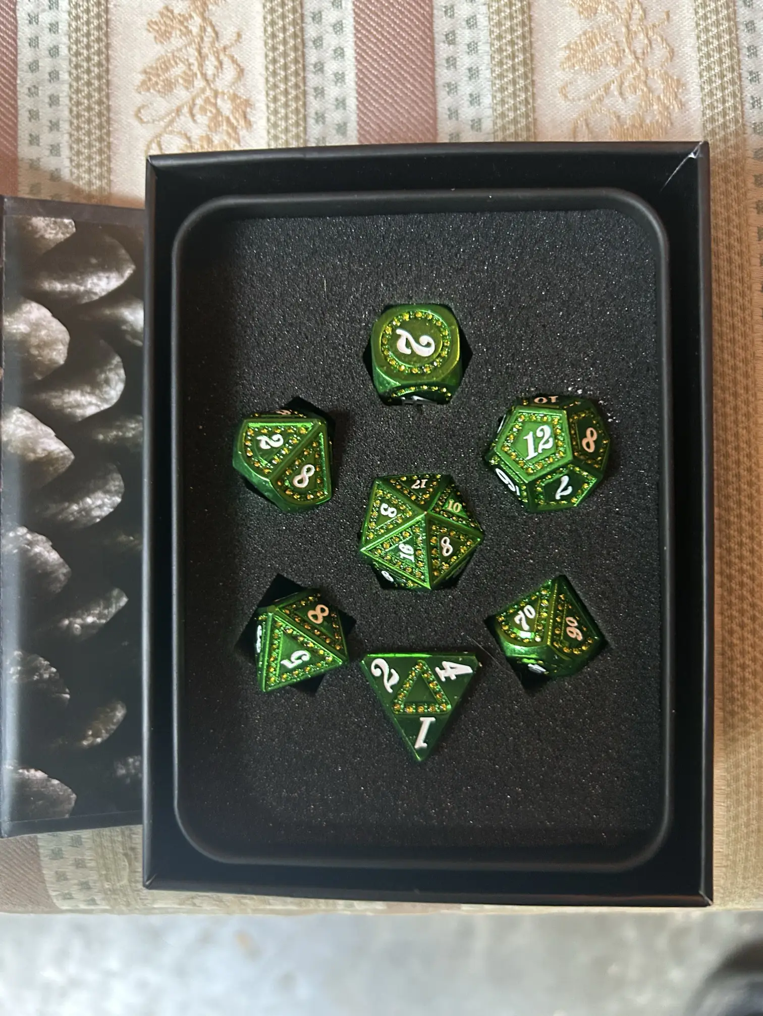 Fancy Green Dice