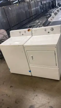 Commercial and Heavy-duty whirlpool washer and gas dryer