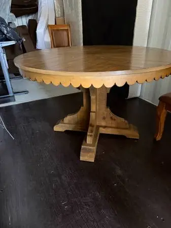 Magnolia Home Scalloped Dining Table