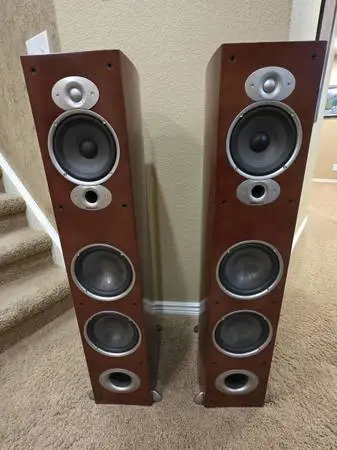 POLK AUDIO RTI-A7 300W 3-WAY TOWER SPEAKERS