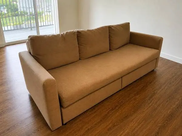 Beige 3-Seater Sofa – Comfortable & Good Condition