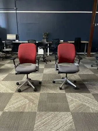 Red Fabric - SteelCase Leap V2