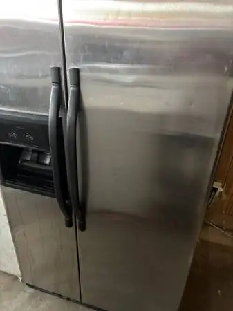 Stainless Steel side-by-side Kenmore refrigerator