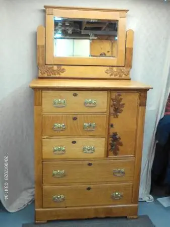 Vintage Hat Box Dresser