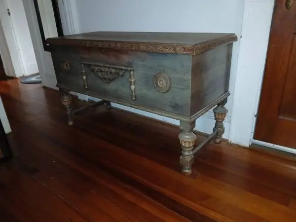 Antique Treasure Chest Bureau