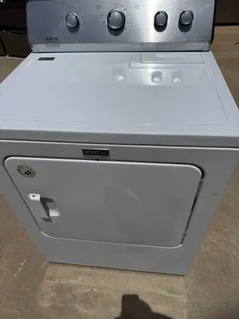 Silver panel Maytag dryer electric large load capacity