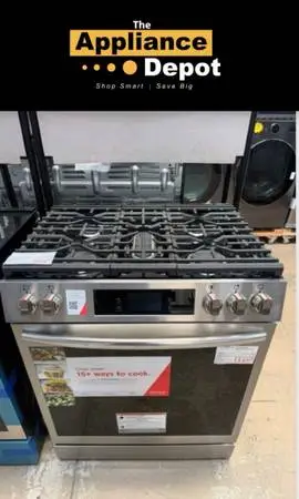 New Frigidaire Gas Slide-in Range