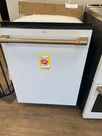GE Cafe Matte White Dishwasher Third Row FULL MFG WTY