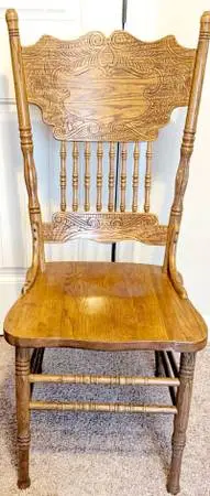 very nice oak chair