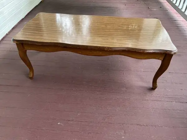 Wooden Coffee and 2 Matching End Tables
