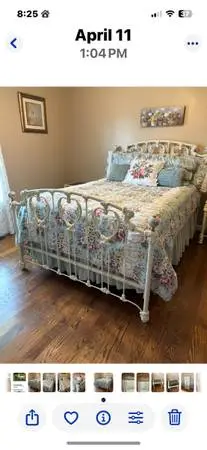 Cast iron bed by Elliott’sDesigns