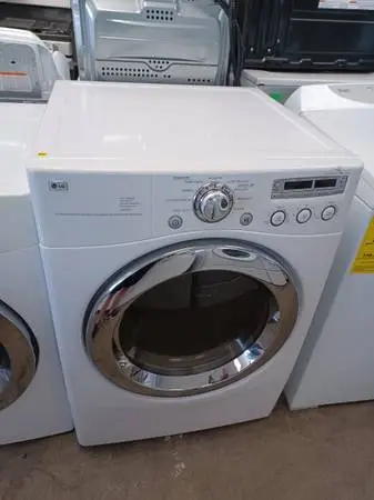 ★LG white front - load electric dryer
