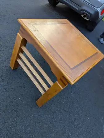 Small Wooden Table 26x24