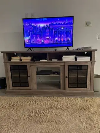 TV stand and sofa for sale