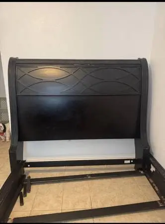 Queen Size Sleigh Bed Frame $150 OBO