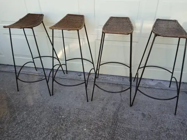 4 x MCM UMANOFF BAR STOOLS