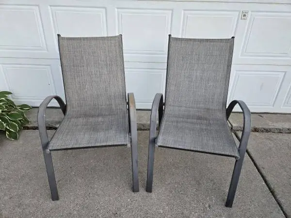 Outdoor Deck Patio Steel Chairs