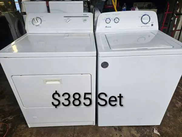washer and GAS dryer