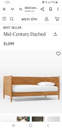 Twin size daybed frame - can DELIVER almost anywhere for $20 extra