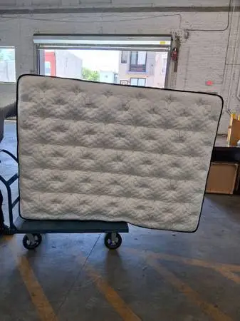 QUEEN SIZE MATTRESS W/FRAME AND HEADBOARD POSSIBLY