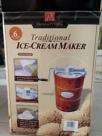 Traditional Ice Cream Maker