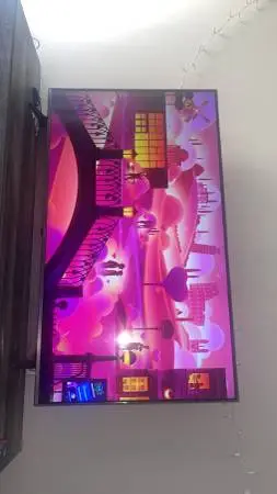 Beautiful dresser and 45inch TV!