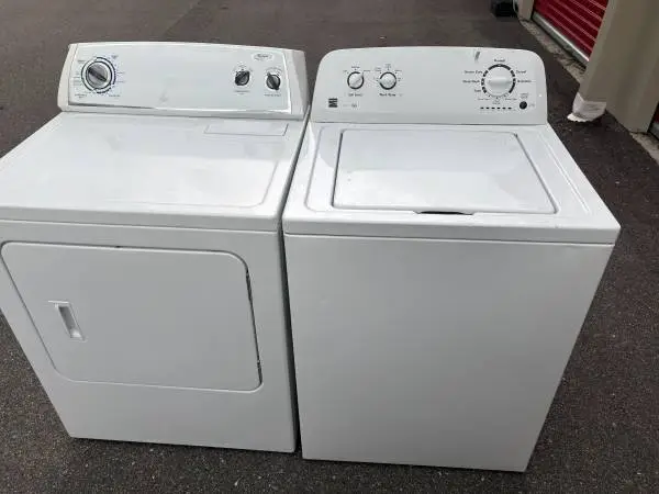 Kenmore, washer and whirlpool electric dryer