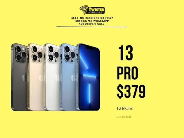Apple iPhone 13 Pro 128GB - Factory Unlocked - Guaranteed Clean IMEI | Twister W