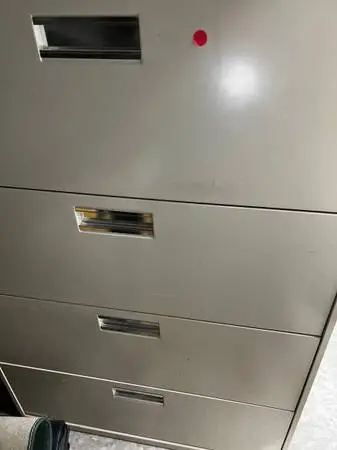 Lateral Metal File Cabinet - 4 Drawer
