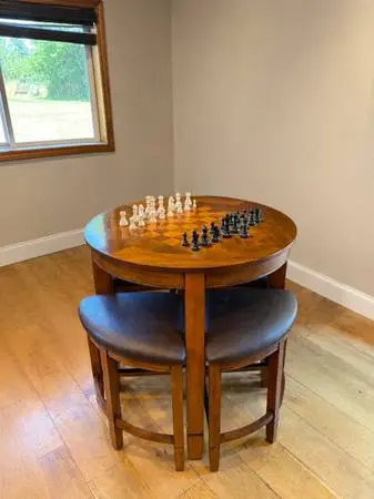 Chess checkers table