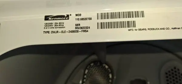Kenmore 500 Electric Dryer - Possible delivery available