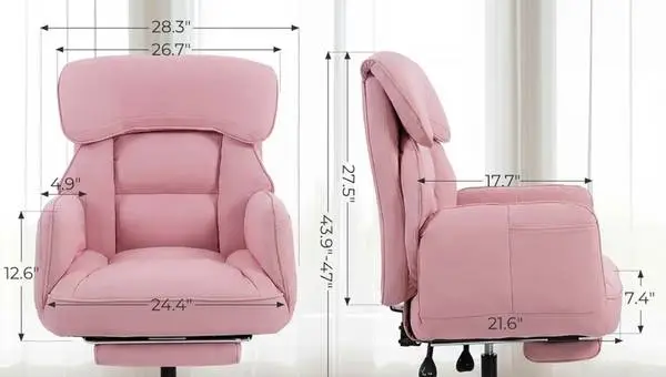 Cross legged office chair gamer pink Brand new ,box no opened