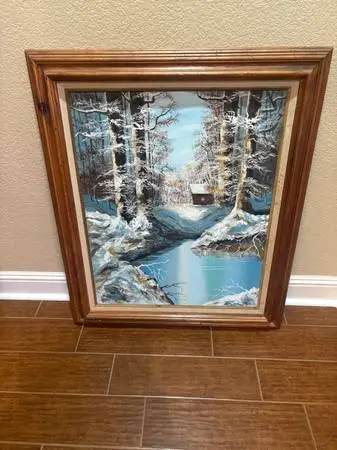 Hand painted painting