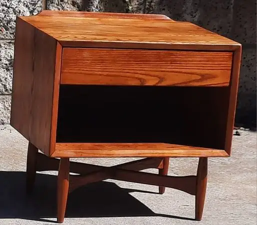 various MCM /Danish modern vintage nightstand bedside end tables