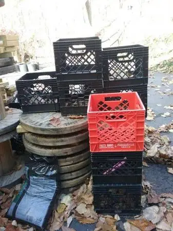 milk crates